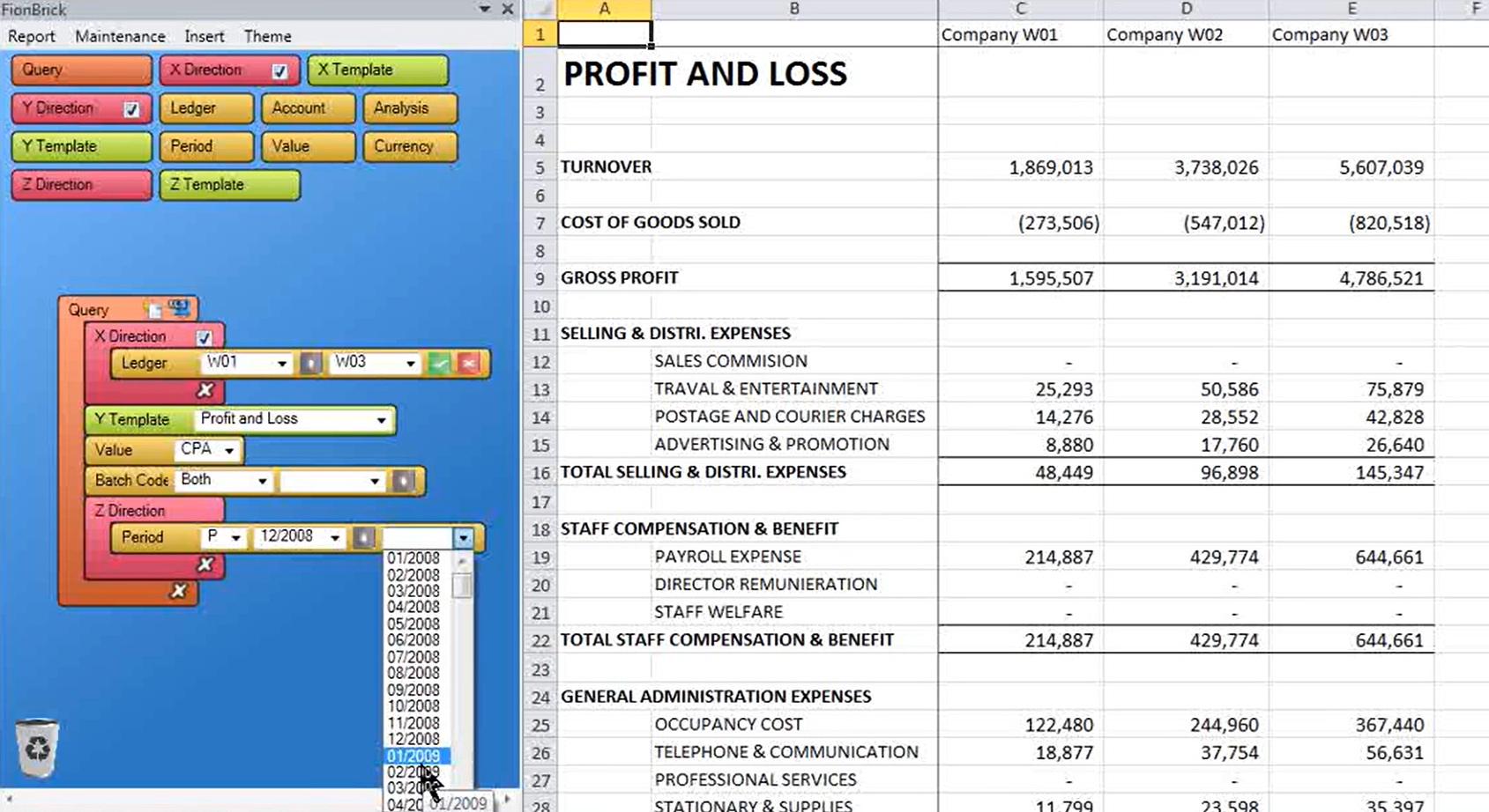 FleAccount FionBrick (R2R for Excel)